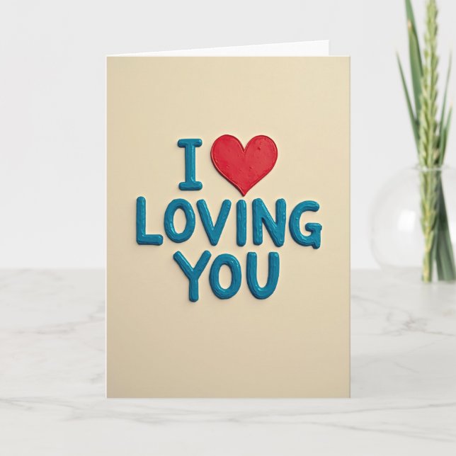 Carte Je T'aime T'aimer (Devant)