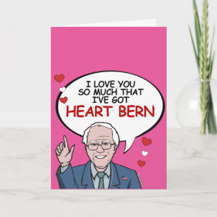 Carte Je t'aime tellement que j'ai Heart Bern