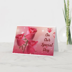 CARTE **JE VEUX CÉLÉBRER NOTRE** ANNIVERSAIRE SPÉCIAL