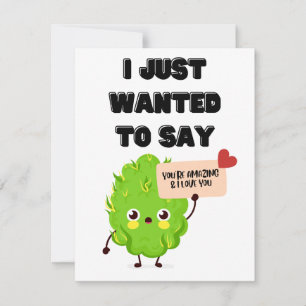 CARTE JE VEUX JUSTE DIRE :