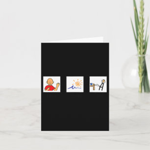 Carte Je Veux Pause Été Dernière Journée De Vols À L'Éco