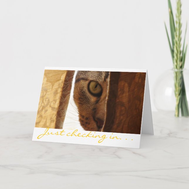 Carte Je viens juste d'enregistrer. .. (Devant)