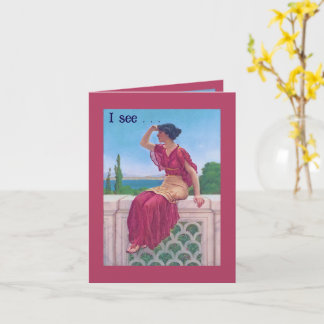 Carte "Je vois quelqu'un qui célèbre un anniversaire