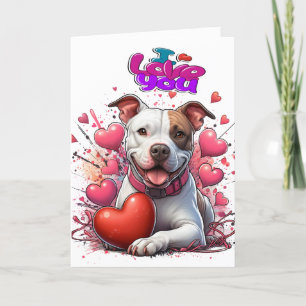 Carte JE VOUS AIME - À L'Intérieur.