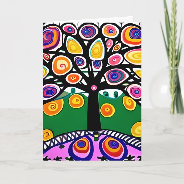 Carte Je Vous Manque | Art lunaire (Devant)