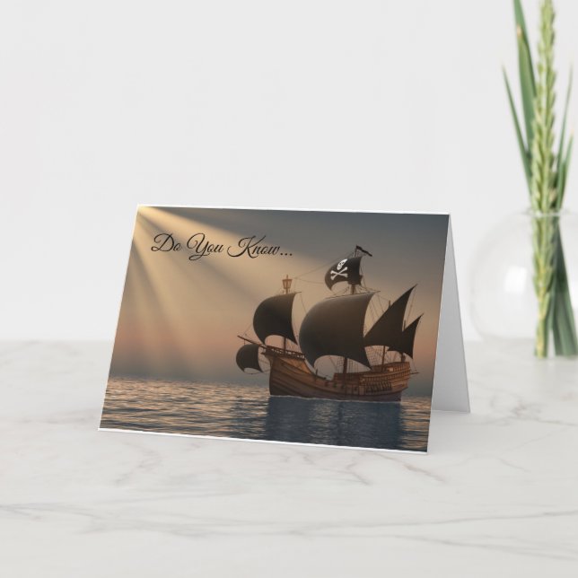 Carte Je vous prise (Devant)