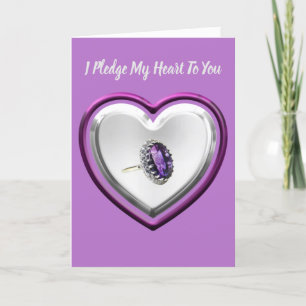 Carte Je Vous Promets Mon Coeur De Saluer