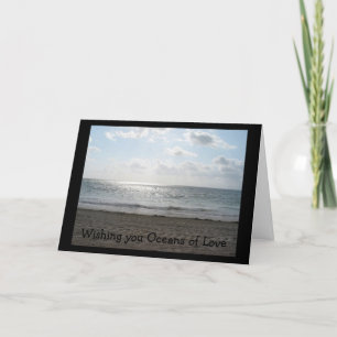 Carte Je vous souhaite des océans d'amour