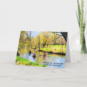 Carte Je vous souhaite encore une année pleine d'aventur