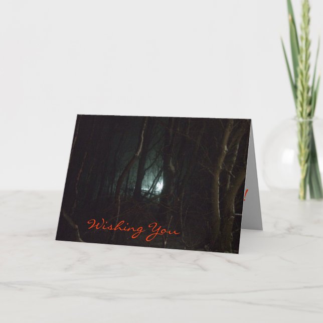 Carte Je vous souhaite la plus Éffrayante Halloween enco (Devant)