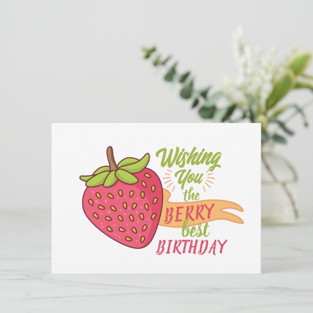 Carte Je vous souhaite le meilleur anniversaire de la ba (Debout devant)