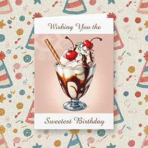 Carte Je vous souhaite le plus doux des anniversaires