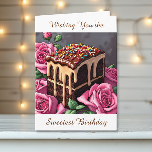Carte Je vous souhaite le plus doux des anniversaires