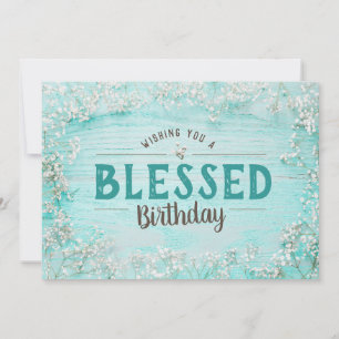 Carte Je vous souhaite un anniversaire BÉNÉFICIÉ !