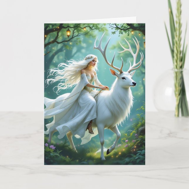 Carte Je vous souhaite un anniversaire magique | Fairyta (Devant)
