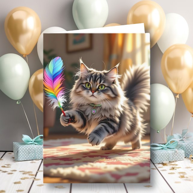 Carte Je vous souhaite un anniversaire paw-some (Créateur téléchargé)