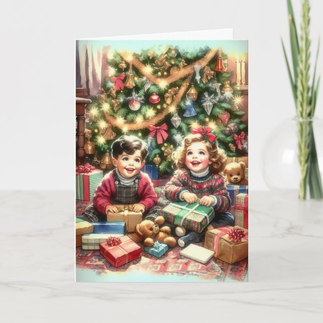 Carte Je vous souhaite un Noël joyeux (Devant)