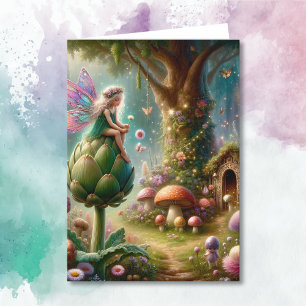 Carte Je vous souhaite une journée magique   Fée sur Art