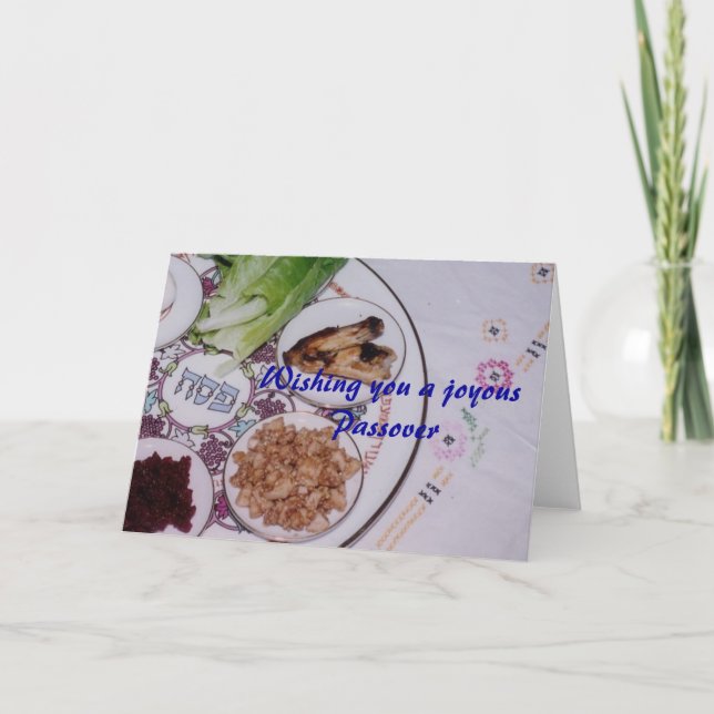 Carte Je vous souhaite une joyeuse Pâque (Devant)