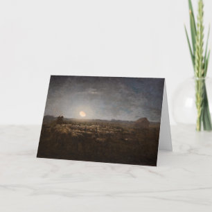 Carte Jean-Francois Millet - Plié, Lune 1872