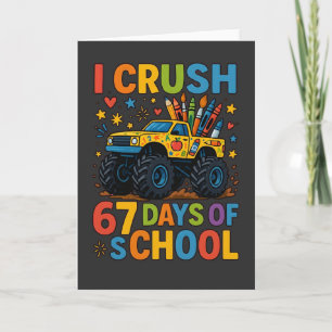 Carte J'écrase 67 jours de camion monstre de l'école mig