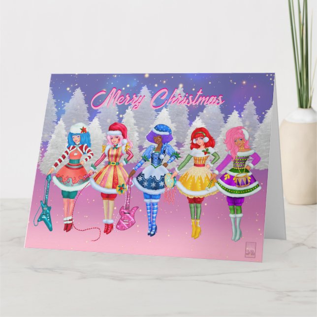 Carte Jem and the Holograms Christmas card (Devant)