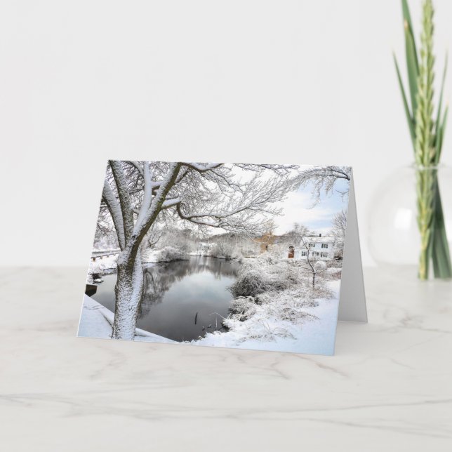 Carte Jenney Pond hiver merveilleuse (Devant)