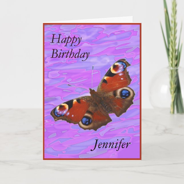 Carte Jennifer Happy (Devant)