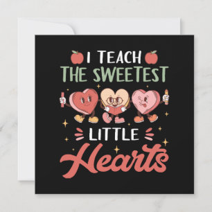 Carte J'Enseigne Le Petit Coeur Le Plus Doux