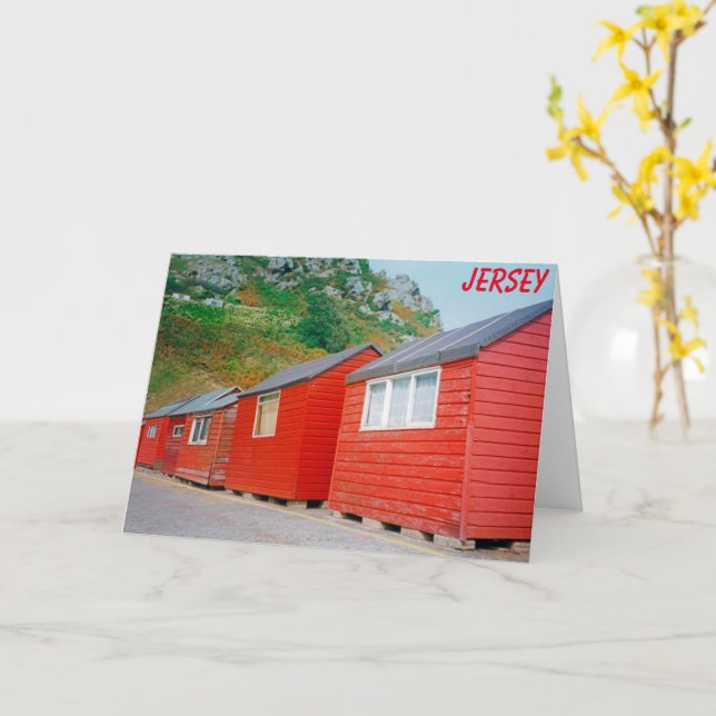 Carte Jersey sheds (Fleur jaune)