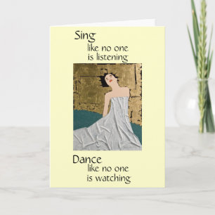 Carte J'Espère Que Tu Danses