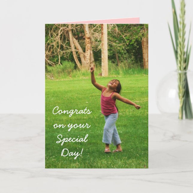 Carte J'espère que tu danses... (Devant)