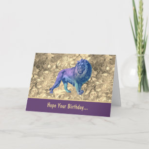 Carte J'espère que votre anniversaire est aussi sauvage