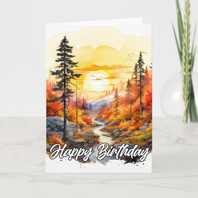 Carte J'Espère Que Vous Avez Un Beau Anniversaire (Devant)