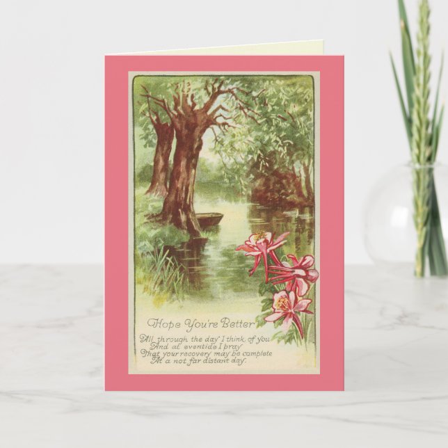 Carte J'espère que vous êtes mieux (Devant)