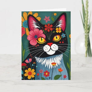 Carte J'espère que vous êtes mieux Feline   Bon rétablis