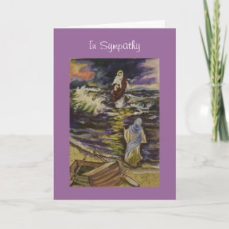 Carte Jésus au milieu de nos tempêtes