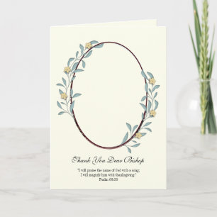 Carte Jésus Bon Pasteur Evêque Encouragement