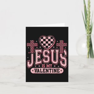 Carte Jésus chrétien est mon jour de la Saint-Valentin r