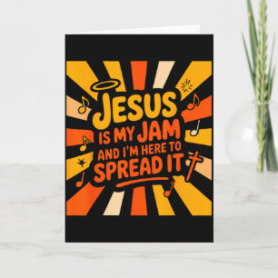 Carte Jésus chrétien est mon truc et je suis là pour le 