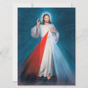 Carte Jésus-Christ Miséricorde divine Sacré-Cœur de Jésu