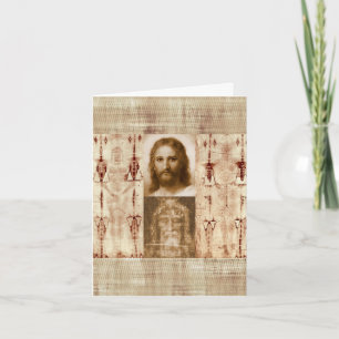 Carte Jésus-Christ Suaire de Turin Saint-Face