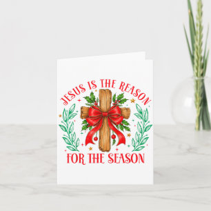 Carte Jésus est la raison de la saison de Noël Chris