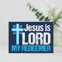 Jésus est Seigneur Mon Rédempteur Croix Chrétienne
