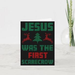 Carte Jésus était le premier style de pull moche Ecrow