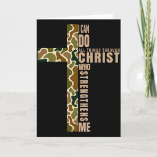 Carte Jésus Je Peux Faire Toutes Choses Par Christ Qui F