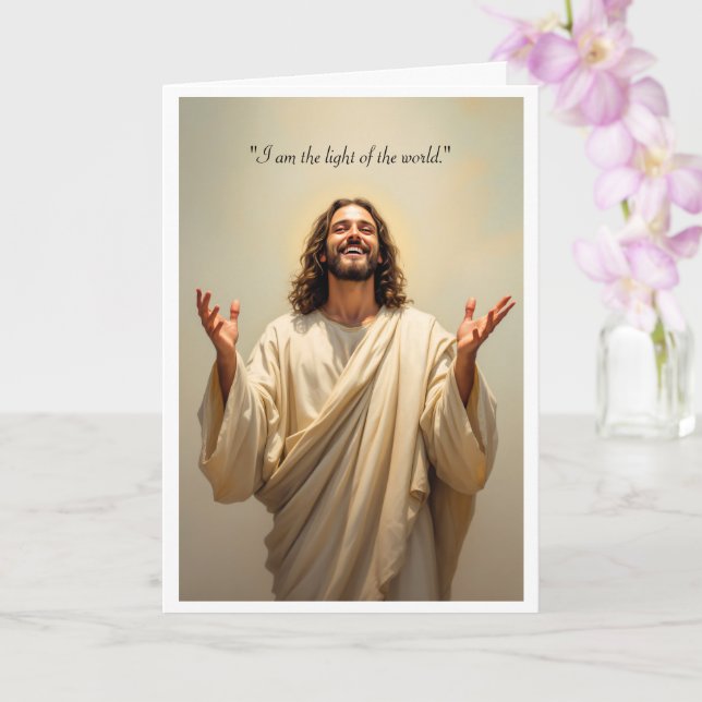 Carte Jésus Penser à vous Maladie Chronique Religieuse (Orchidée)