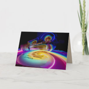 Carte Jésus religieux Lumière du monde & prière Amen