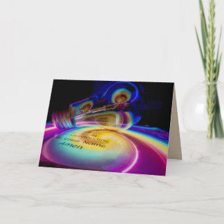 Carte Jésus religieux Lumière du monde & prière Amen