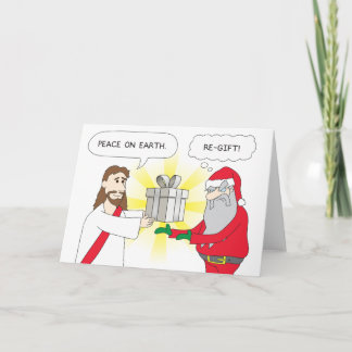CARTE JESUS V PÈRE NOËL : RÉGIFTMAS